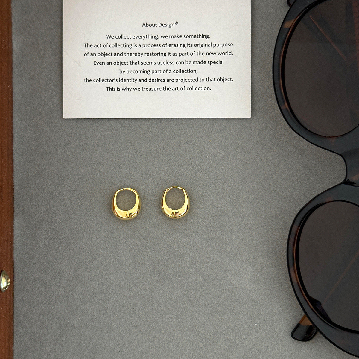 Classic Oval Huggie Earrings