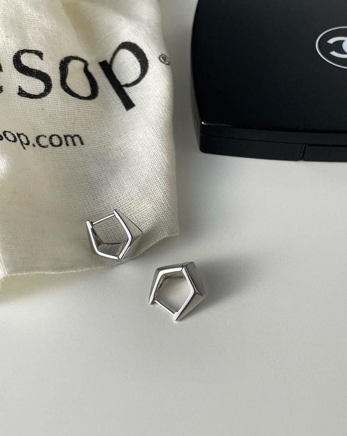 Hexagon Earrings