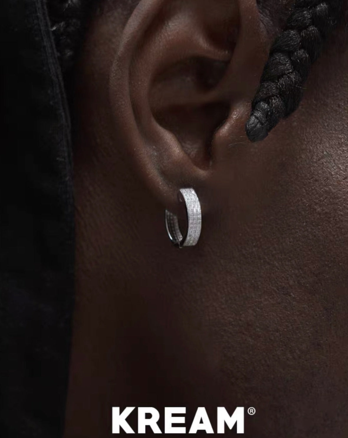 KREAM Sky Full Of Stars Diamond Hoop Earrings