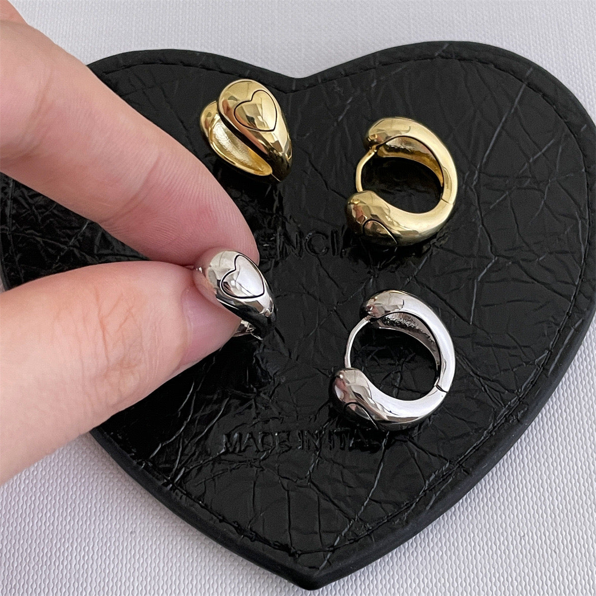 Luminous Heart Earrings