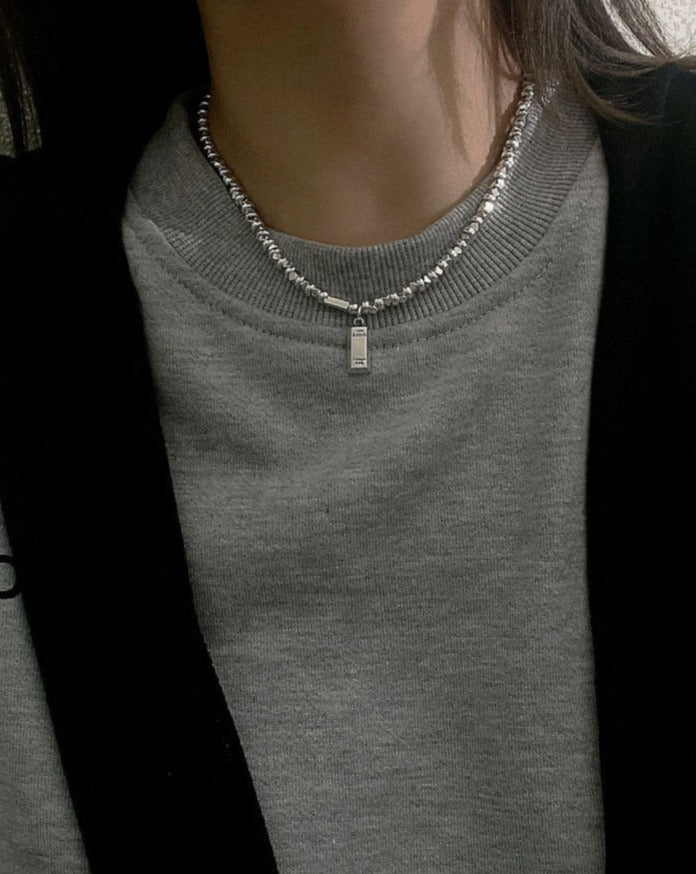 Classic Solid 925 Silver Necklace
