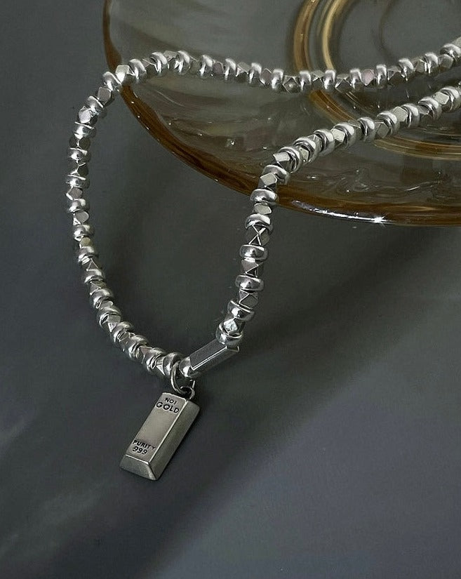 Classic Solid 925 Silver Necklace