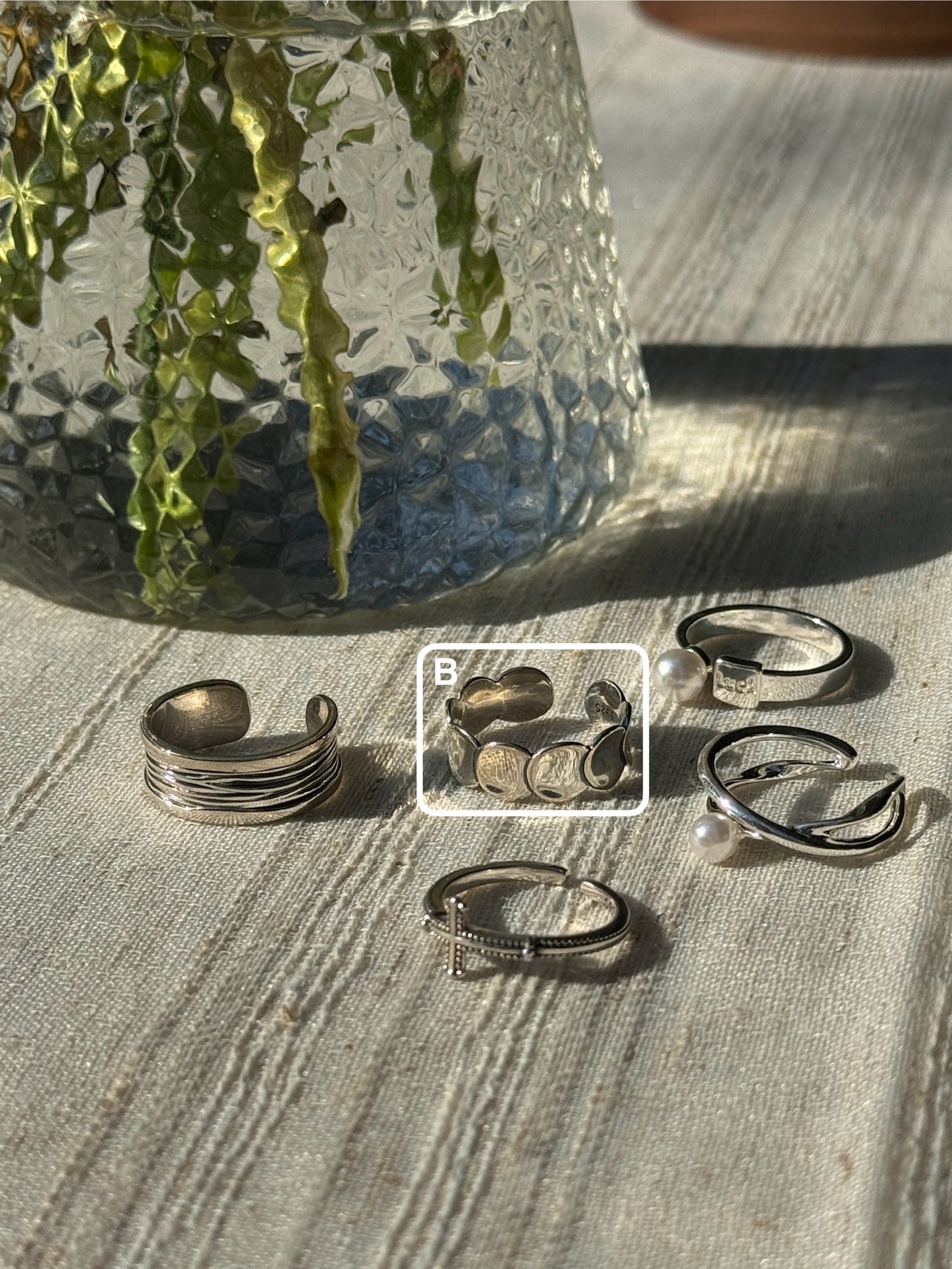 Unique S925 Sterling Silver Rings