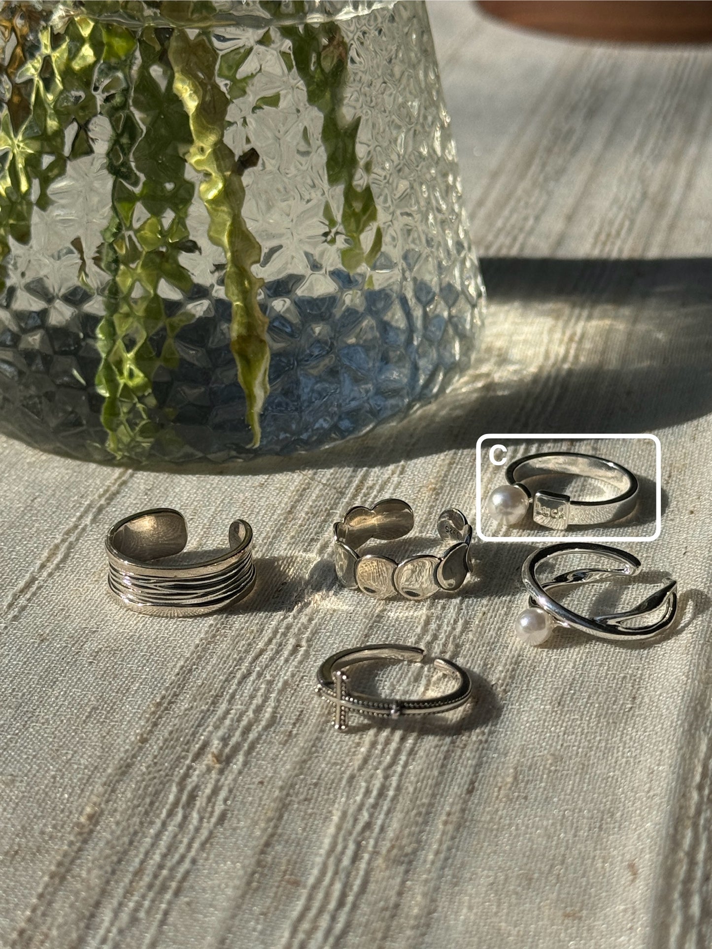 Unique S925 Sterling Silver Rings