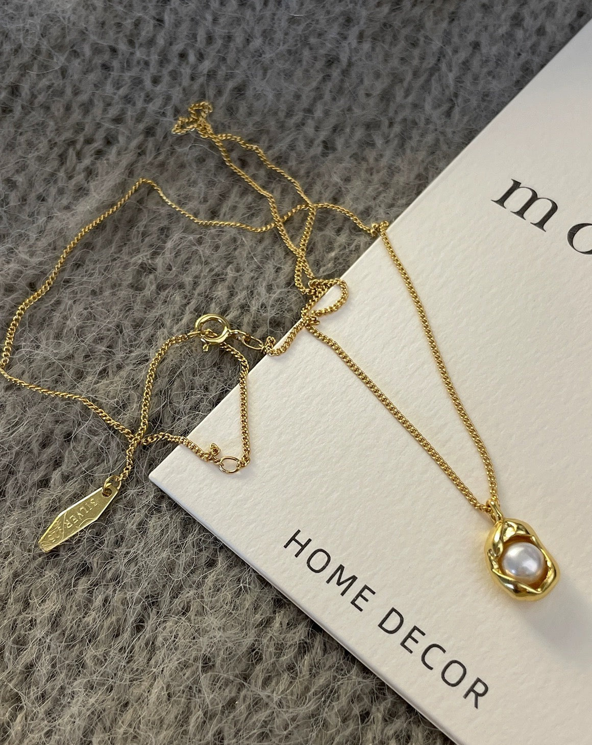 Pearl Pendant Gold Necklace cheap